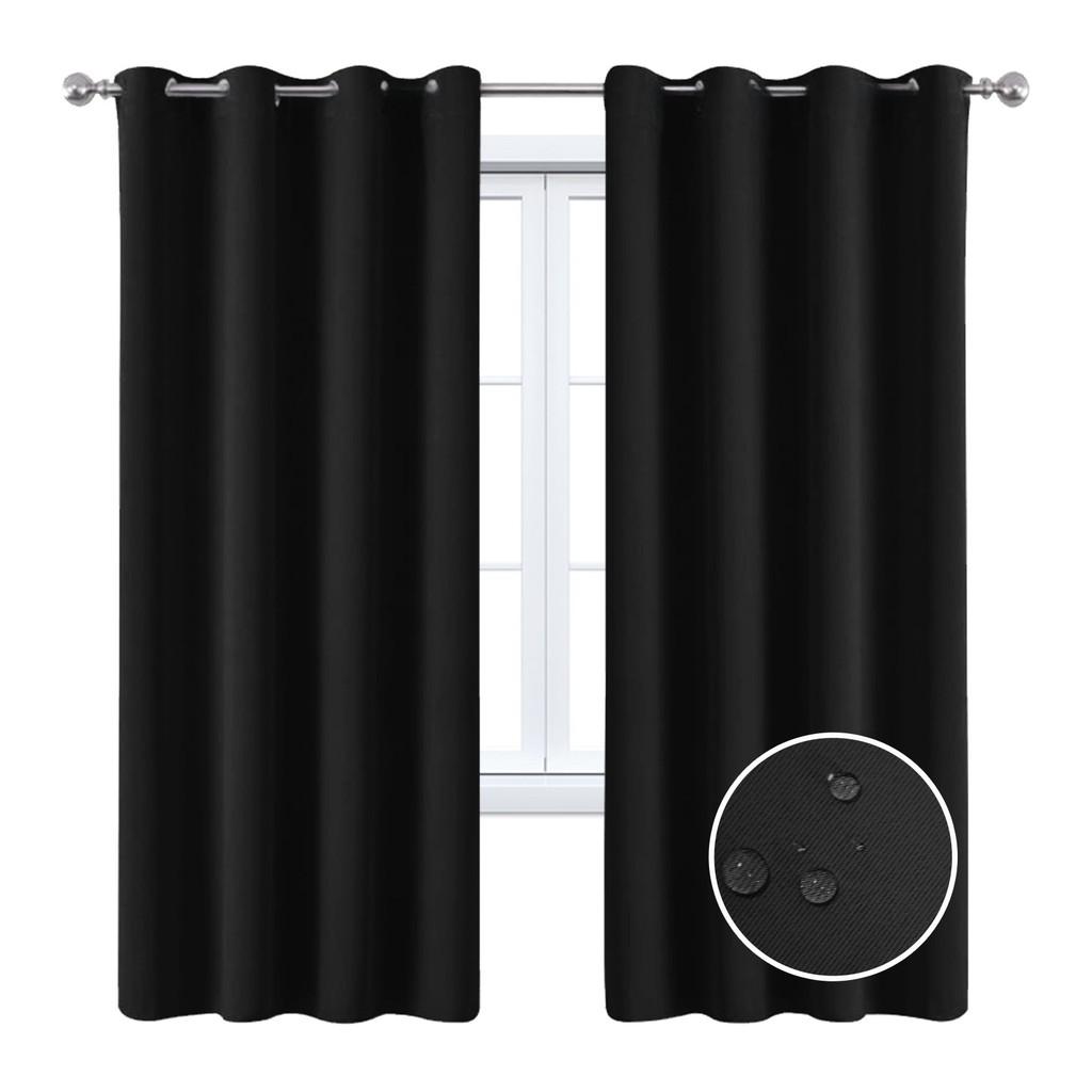 Solid Color Curtains With Insulation And Shading Design For Daily Household Use