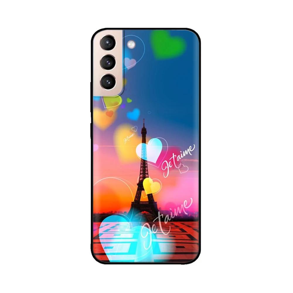 For Samsung Galaxy S21 Plus Case Soft Black Silicone Cover Protective Shell For Samsung Galaxy S21 Plus Ultra S21+ FE 5G Case