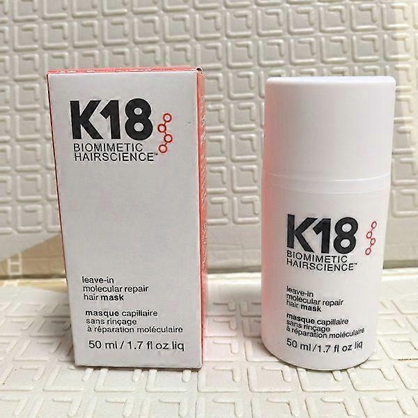 50/150 ml K-18 Hozzáadást nem igénylő Molekuláris Hajjavító Maszk, helyreállítja a sérüléseket, simává és puhává teszi a hajat, mélyen táplál. 50 ml