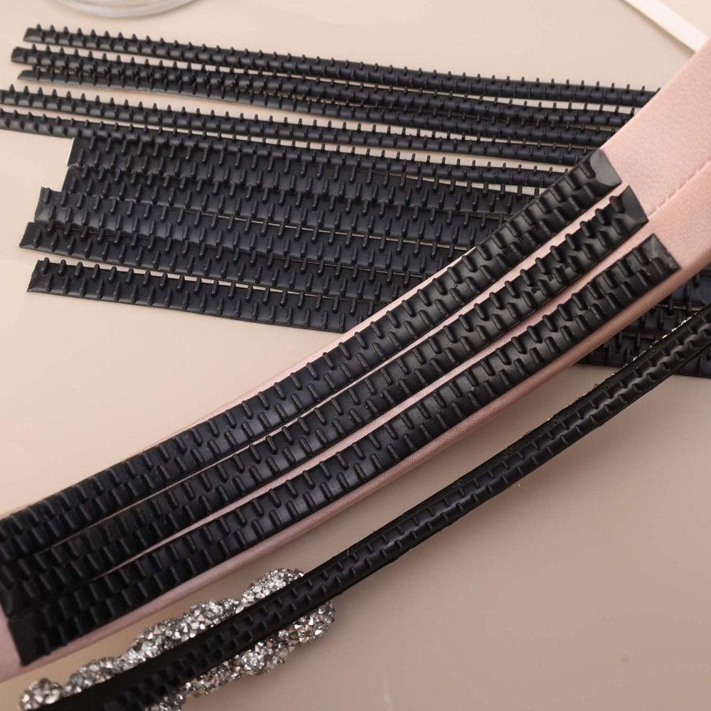 5Pcs Black Headband Anti-slip Strip Hairpin Anti Slip Teeth  Hairband Manufacture Accessories