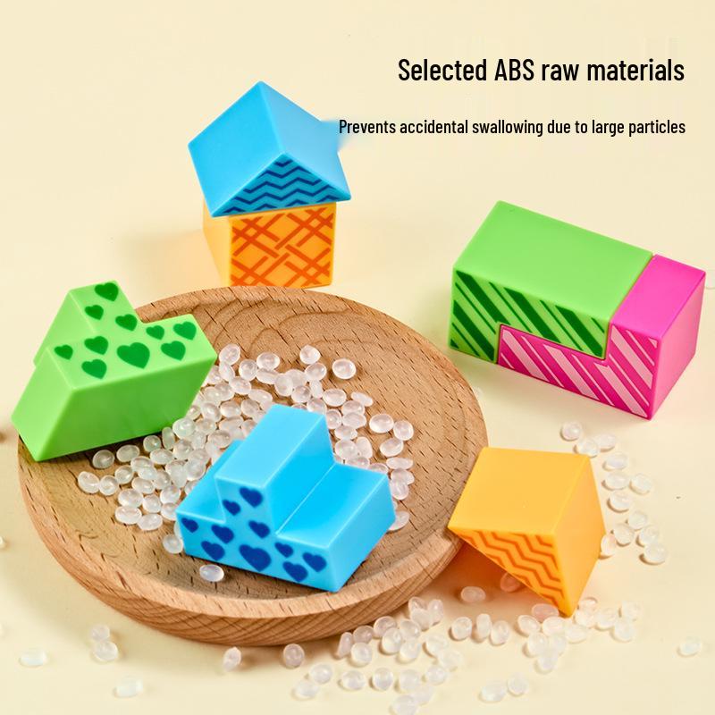 3D Wooden Puzzle: Montessori Logic & Space Training Toy for Kids