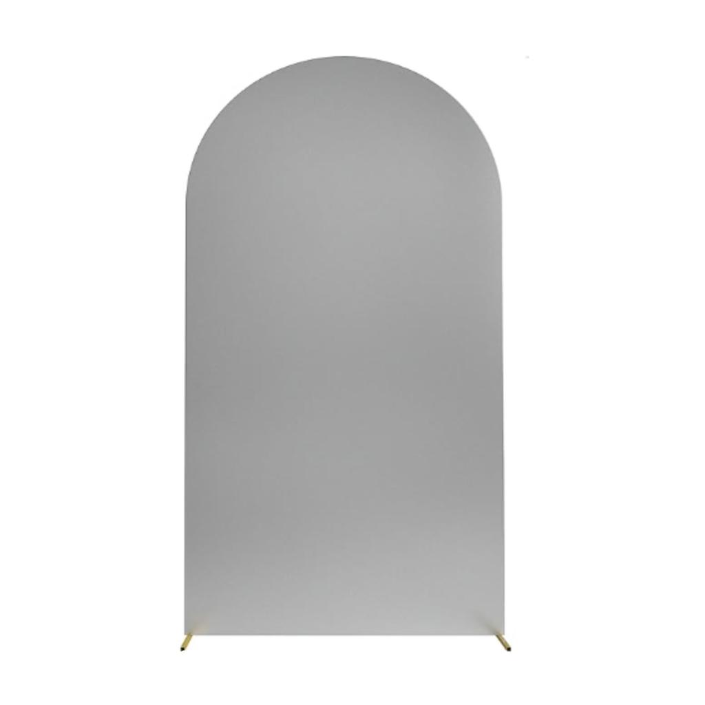 Toile de fond d'arche ronde, haute élasticité, anti-plis, 2,2 m, 3,6 m x 5,1 m