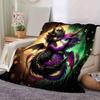 1pc Two Dragons In Love Blanket  Soft Throw for Home Decor, Gift Idea, Living Room, Travel, Camping, Car Blankets
