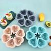 1PC 6-Link Love Shaped Horseshoe Cake Mold Handmade Chocolate Cookie Mould Easy Release Baking Supplies