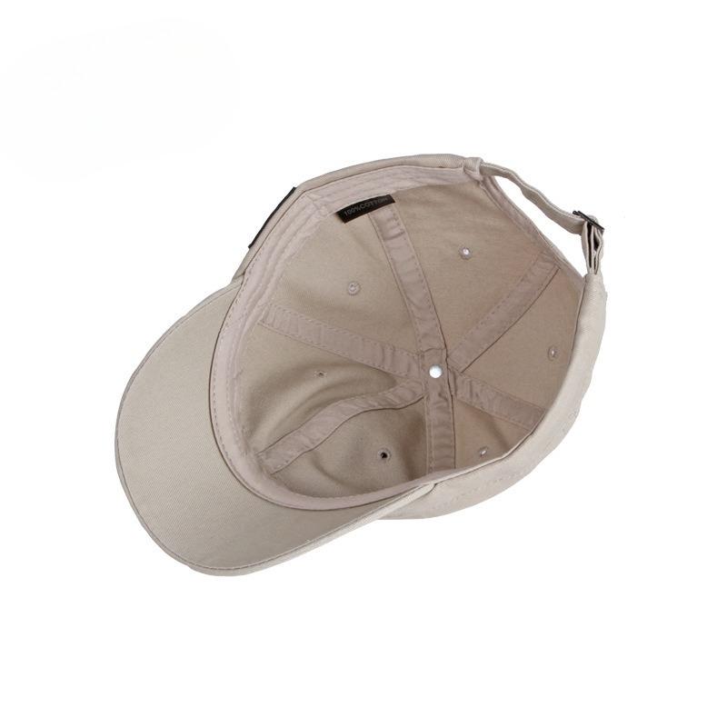 Korean Fashion Short Brim Baseball Cap for Men Women Unisex Casual Outdoor Sun Protection Peaked Cap Vintage Patch Dad Hat