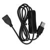 USB Switch Extension Cable Male To Female 28AWG Electronic Accessories for Fan LED