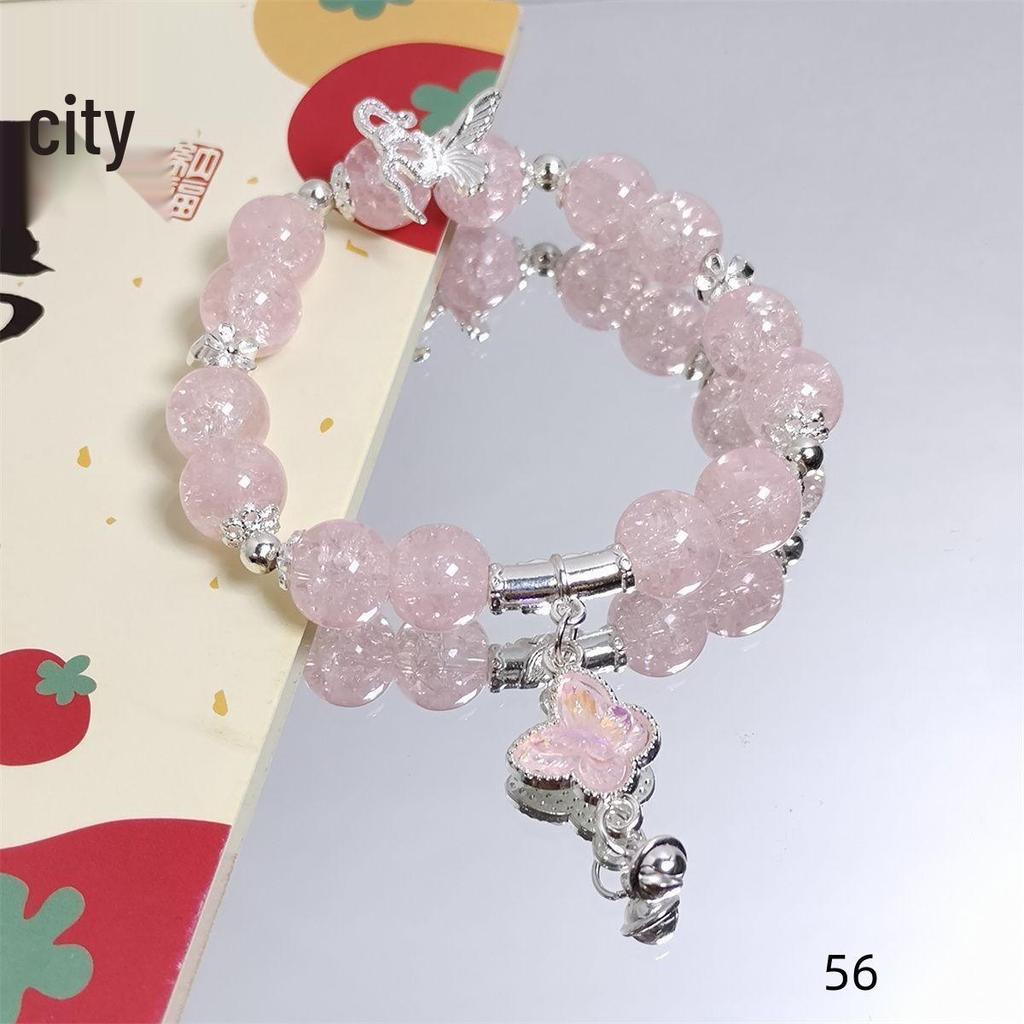 Mori Style Mermaid Crystal Bracelet - Sweet, Versatile Design for Women, Students, and Best Friends.