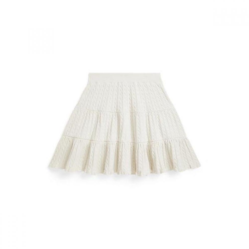 Polo Ralph Lauren Girls  Mini Cable Tiered Skirt 7 16 Cwposktg6h20159100