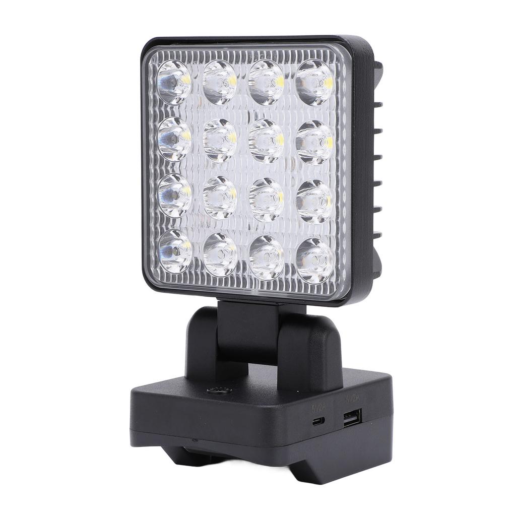 LED Work Light 11‑15W 1200‑1500LM 3 Gears USB TYPE C Output Cordless LED Flood Light for PARKSIDE X2