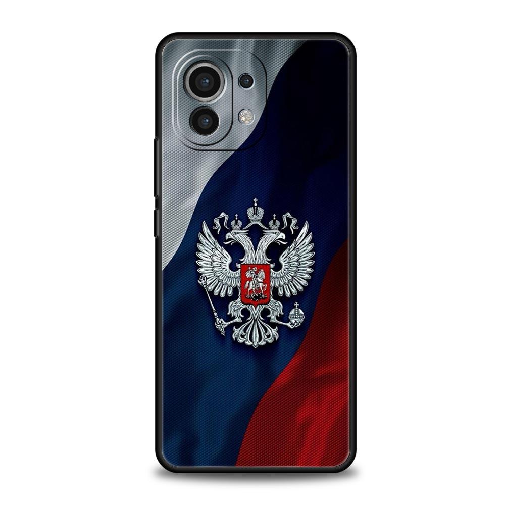 Russian Flag Phone Case For Xiaomi Mi 17 15T 15 14 14T 13T 12T Pro 12 13 Lite 5G 11T Poco X6 X7 X5 Pro Soft Cover