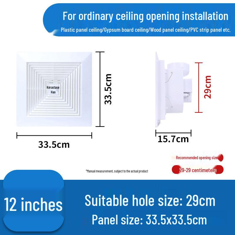 Silent Ceiling Mount Exhaust Fan for Bathroom and Bedroom