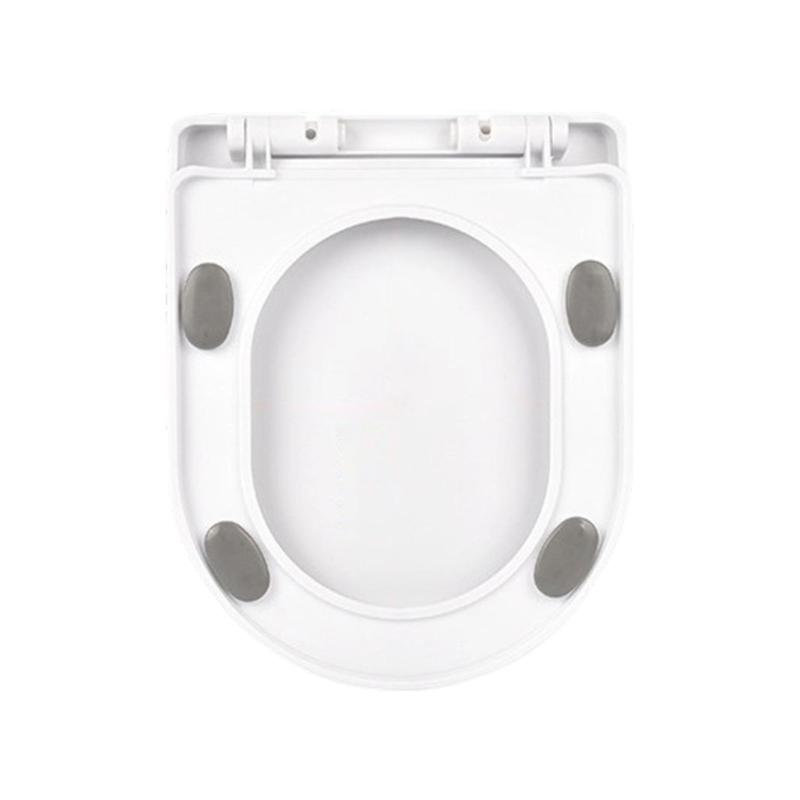 

Universal Not Slip Toilet Seat Replacement Heavy Duty Quiet Slow Closing Designs Lid Case for Classical Toilet Models