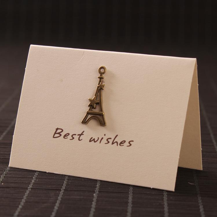 Retro kovové pohlednice: Svátek, Nový rok, Vánoce, Svatba s obálkou