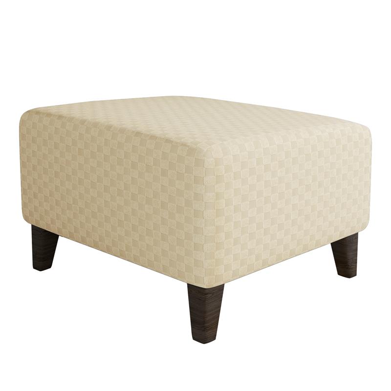 Square Elastic Ottoman Stool Cover Slipcover Jacquard Footstool Sofa Slipcover Furniture Protector Covers Footrest Chair Covers