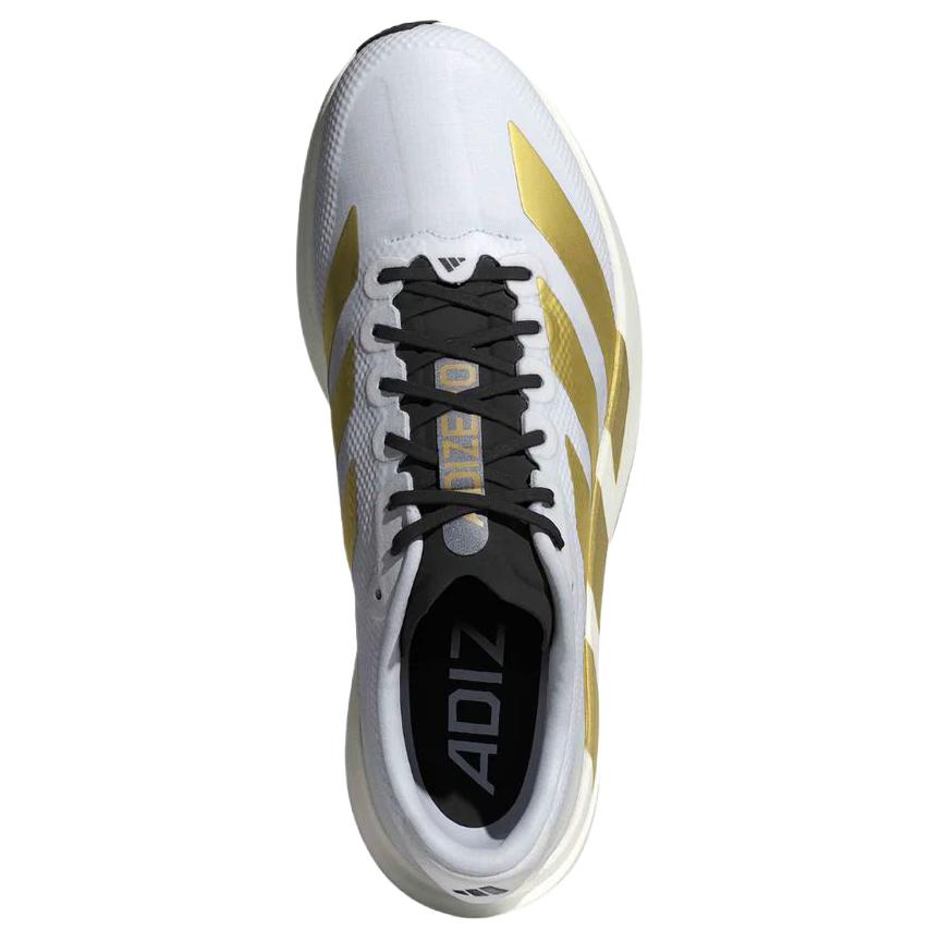 adidas Adizero Evo SL Cloud White Matte Gold Core Black Men Sneakers JQ4441
