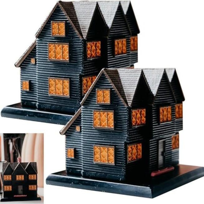 Halloween Detachable Witch Incense Burner, Retro Witch Figurine Incense Holder for Home Decor