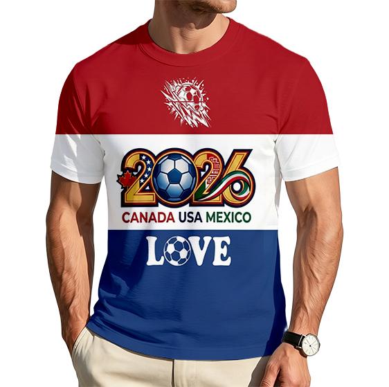 Men's Crew Neck Short Sleeve T-Shirt Norway 2026 Soccer Graphic Print Casual Fit Lightweight Tee for Everyday Wear