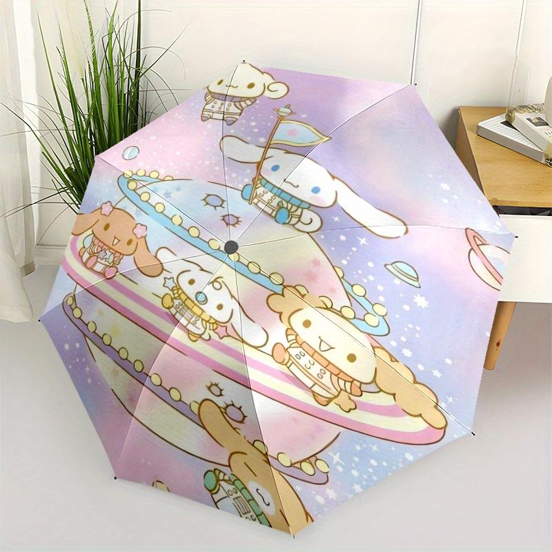 

Cinnamoroll on The Planet Automatic Opening and Closing Umbrella - Suitable for Various Occasions, Outdoor Activities, Lightweight and Durable Automat