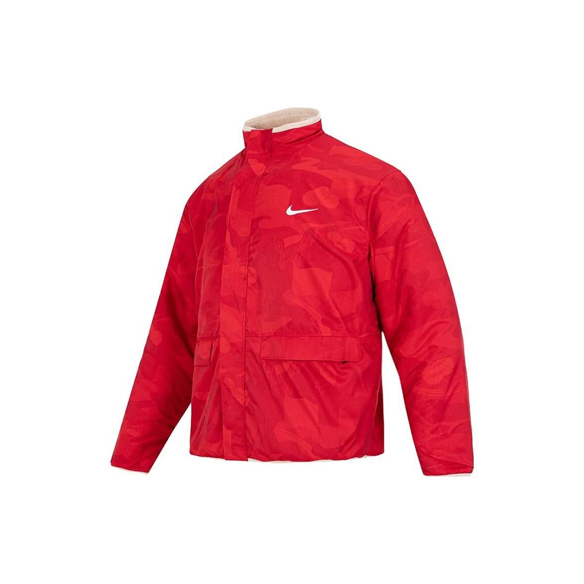 Nike Sportswear Reversible Jacket  CNY Red Beige  Men s FD4057-126 XL