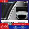 GLC GLB 3D Aluminum Car Styling Wheel Rim Sticker Car Refit Accessorie For Mercedes Benz AMG A B R G Class GLK GLA CLA GLB GLC