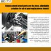 OCPTY - New 2-Piece fit for 2008-2009 for Chevrolet Trailblazer for GMC Envoy-2 Front Stabilizer Sway Bar End Link Driver and Passenger Side K8266