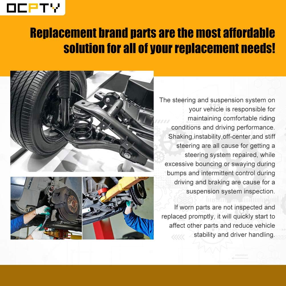 OCPTY - New 2-Piece fit for 2008-2009 for Chevrolet Trailblazer for GMC Envoy-2 Front Stabilizer Sway Bar End Link Driver and Passenger Side K8266