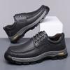 Vintage Style Genuine Leather Oxford Shoes for Men Fashion Designer Soft-soled Casual Shoes Non-Slip Business Driving Sneakers