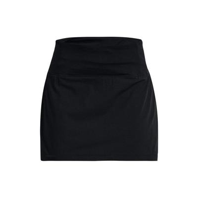 UA Series Speedpocket Trail Solid Color Elastic Waist A-Line Comfortable Sports Casual Skirt Women Skirts Black 1369793-001