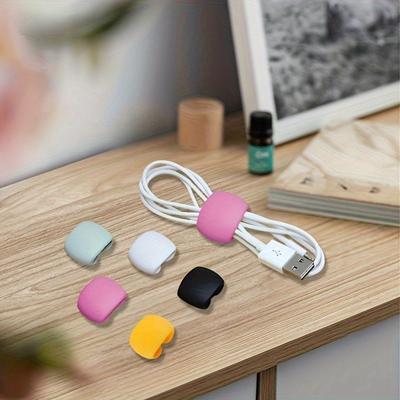 Wire Cord Cable Organizer Wrap Winder, Simple Multifunctional Management Clip for Earphone Charger Cables Storage