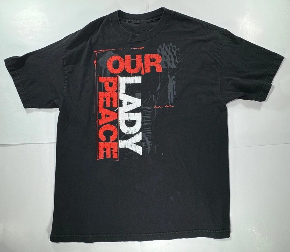 

Our Lady Peace Cotton Black T Shirt For Men All Size KK2432 Unisex T-Shirt S