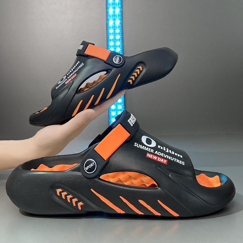 2025 Men's Massage Slippers Indoor Outdoor Sandals Beach Casual Shoes Comfortable Slides Men Women Home Slippers Big Size 46 47