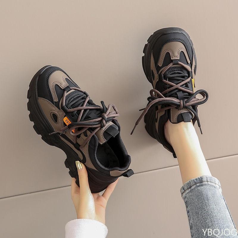 Fashion Fashionable Versatile Soft Soled Sports Shoes Autumn Winter New Casual Comfortable Running Sneakers Simple Thick Women's Shoes