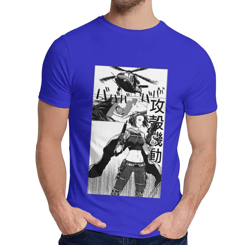Pure Cotton Ghost In The Manga T Shirt Unisex Hip Hop Nice O Neck Camiseta