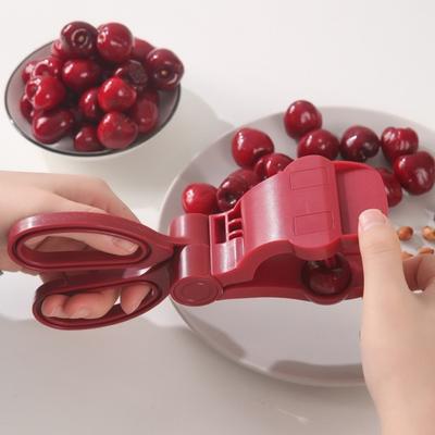Kirschentkerner mit ergonomischem Griff Schnelles Obstentkernwerkzeug Tragbarer Kirsch-Oliven-Entkerner Entsteinwerkzeug Küchenhelfer