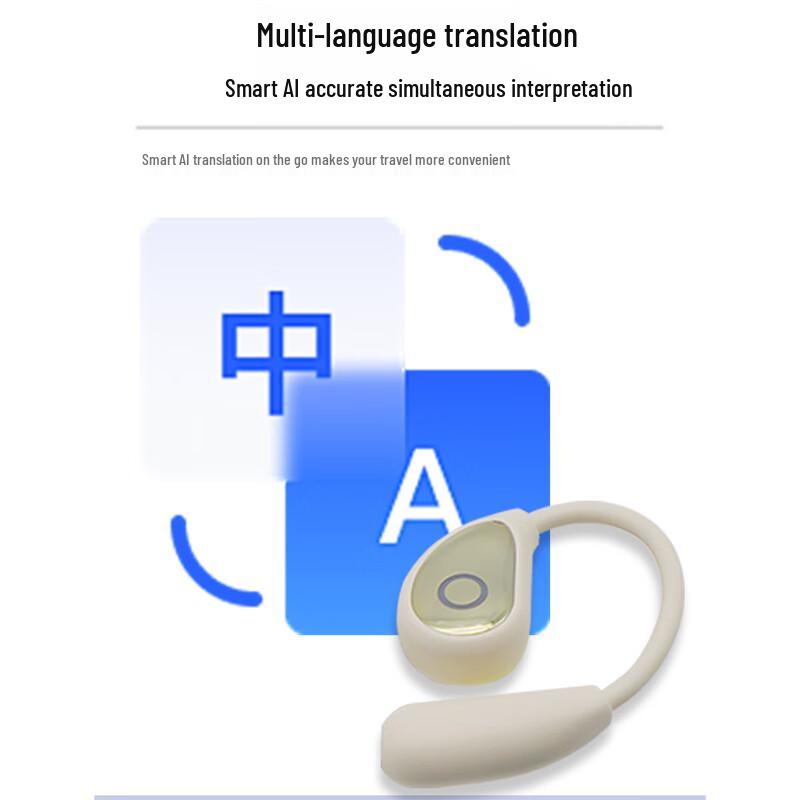 Smart AI Translation Wireless Bluetooth Over-Ear Earphone