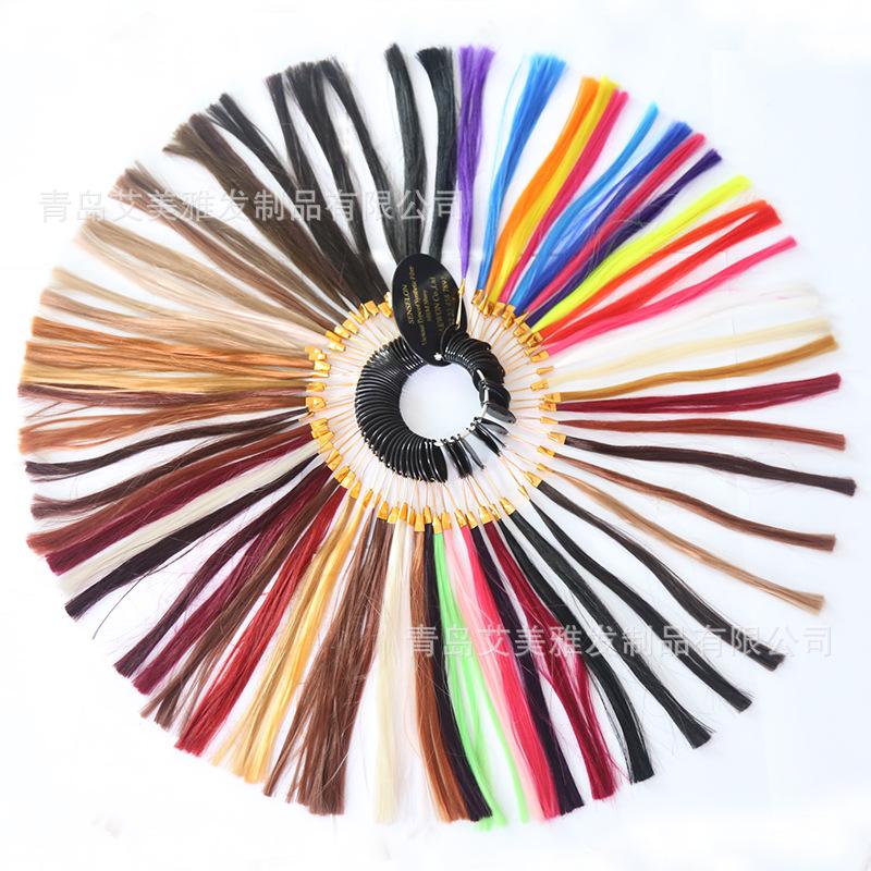 Women's Rose Pink Long Lace Front Wig - Natural Fluffy Matte Silk