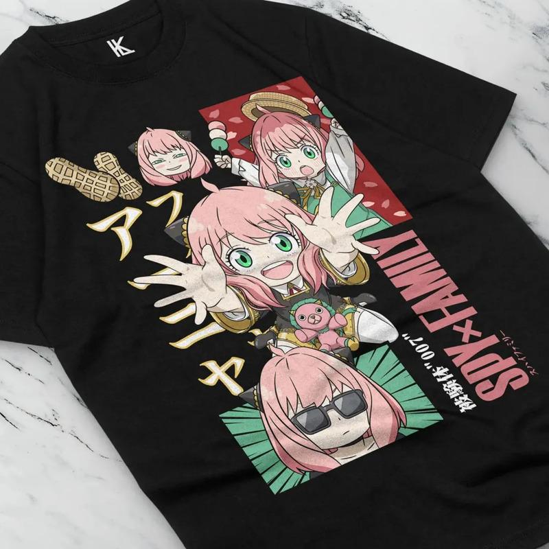Camiseta Unisex Loid Yor Anya Bon Forger Spy X Family Manga S разноцветный