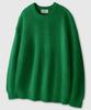 LEMAIN SECOND Oversized Voluminous Washable Crew Neck Hazzi Knit [Green]