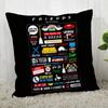 Friends TV-Show Kissenbezug Kissenbezug zum Anpassen Moderner Dekorativer Kissenbezug für Wohnzimmer 45X45cm,40X40cm A19.12.13