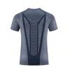 Men's Summer Quick-Dry Short Sleeve Round Neck Sports T-shirt for Running & Fitness