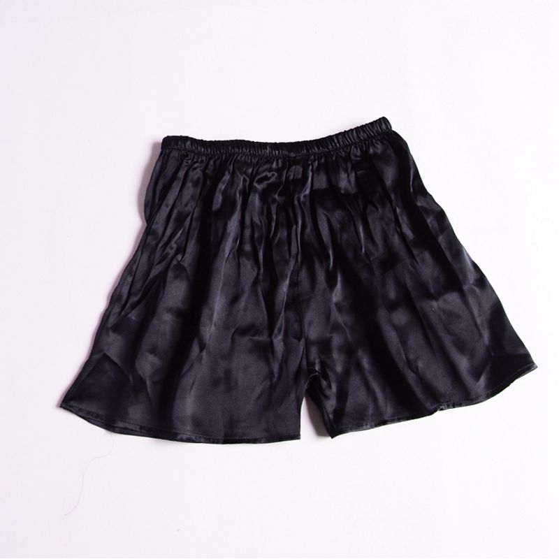 

Трусы-боксеры Крутые Защита от конфуза Повседневные Шелковые Black(E-39 Crepe Long 34) Hips 104-106cm