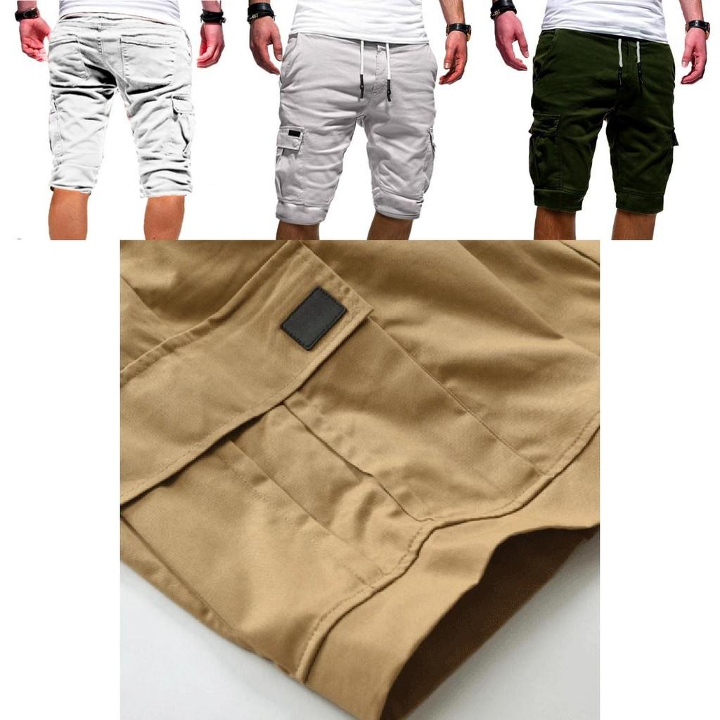 Bequeme Herren-Cargoshorts, lässige Sommer-Jogginghosen, sportliche Army-Kampfhosen