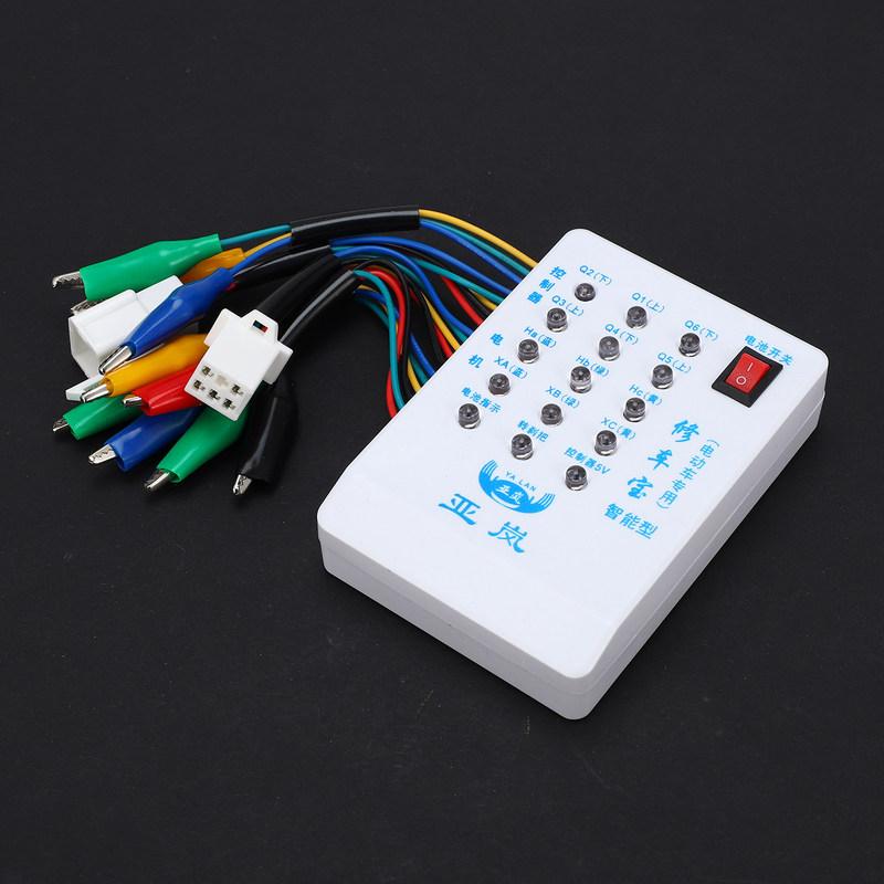 A03E-Brushless Motor Controller Tester 24V/36V/48V/60V/72V Electric Car E-Bike Scooter Hall Tester Test Device