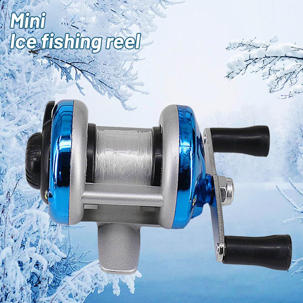 Mini Fishing Reel Winter Fishing Double Rocker Arm Metal Special Fishing Line Reel Ice Fishing Reel Left And Right Hand Reels