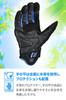 Daytona Motorcycle Leather Hard Smartphone Protective Black Size 64643 Gloves, Summer, Mesh, (Goat Leather), Protector, Compatible, Air-Through
