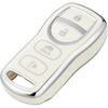 OFFCURVE Key Fob Cover for Nissan, Full TPU Protective Car Key Case Holder for Nissan Xterra Titan Armada Frontier Quest Sentra Infiniti FX35 FX45