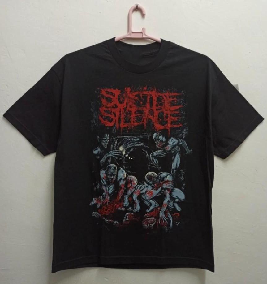 Rare Suicide Silence Band Gift For fan Black All Size Shirt L