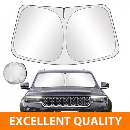 For 2011-2025 Jeep Grand Cherokee Car Front Windshield Sun Shade UV Block Cover