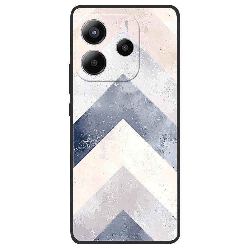 For Redmi Note 14 4G (Europe) Phone Case Marble Painting Pattern Soft Silicone Anti Drop Cover For Xiaomi Redmi Note14 4G Shell