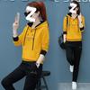 Elegant Women's Spring and Autumn Two-piece Korean Style Fashion Urban Casual Sportswear